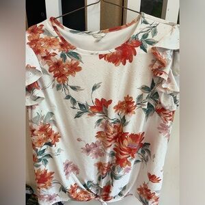 Cato size 18/20 W tie front top